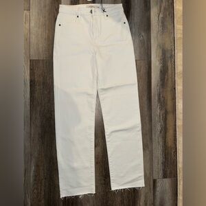 NWT HIDDEN MOM JEAN WHITE NWT